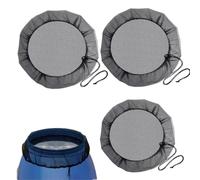 Housse De barill De Pluie - 3 Pièces, Filet De Protection De Réservoir Réutilisable | Écran De Couverture De barill De Plluie pour Les Fermes De Serre De Patio D'arrière-Cour De Jardin d'eau De Pluie