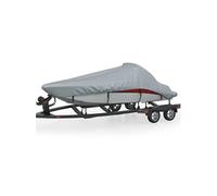 Housse de Bateau Couverture de Stockage de Bateau Housse de Canoë Protection Auvent de Bateau Kayak Extérieur Gris 830x450 cm
