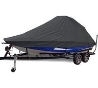 Housse de Bateau imperméable en Tissu Oxford 600D Robuste, Housse de Bateau transportable for Coques en V, Bateaux de Basse à Triple Coque, skiffs de Style Professionnel.