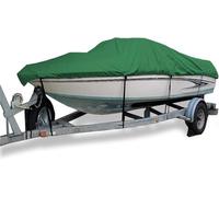 Housse de Bateau Universelle en Tissu Oxford imperméable for remorques et Bateaux de pêche à Coque en V et à Trois Coques(21-24ft)