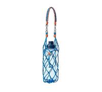 Housse De Bouteille D'Eau - Sac Filet Mode En Coton Tissé - Sac De Transport Pour Gourde Avec Porte-Gobelet | Pour Voyages Camping Randonnée Pédestre Pêche Cyclisme Vacances Excursion Shopping Salle D