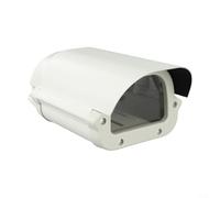 Housse de caméra de sécurité 25,4 cm en métal étanche (15,2 cm) | Capacité de 20,3 cm, construction en métal solide, résistant au vent, à la poussière, montage mural simple