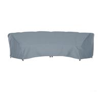 Housse de canapé d'extérieur incurvée 210D, imperméable pour canapé demi-lune (305 x 99 x 91 cm)