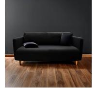 Housse de canapé - Douceur d'Intérieur - MILA - Polyester - Noir