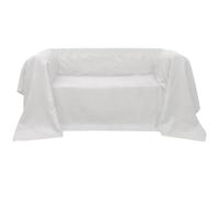 Housse de canapé en micro-daim Crème 210 x 280 cm | Daim microfibre - 210 x 280 cm - Facile à nettoyer - Facile à installer - Protection de meubles