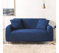 Housse de canapé extensible 3D Bubble Lattice 1 2 3 Housse de canapé épaissie 4 places protection de meubles à haute élasticité housse de canapé antidérapante tout compris -Q-4 places 230-300cm