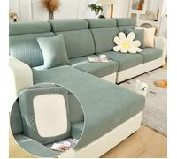 Housse de canapé magique - Housse de canapé universelle élastique et résistante à l'usure - Convient aux canapés modulaires (vert,