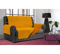 Housse de canapé matelassée anti-taches : 4 places / Gris clair & Gris foncé