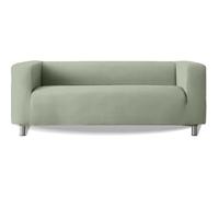 Housse de canapé modèle Klippan tissu multi-élastique avec repose bras haut Stark - Couleur 23 Vert clair