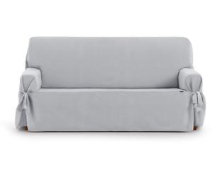 Housse de canapé Omgoods - Eysa Levante, en coton imitation velours, 155 cm - Convient aux canapés de 170 à 210 cm