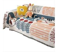 Housse de Canapé Universelle D'Été Housse de Coussin de Canapé en Tissu Couverture Simple Universelle Toutes Saisons comme illustré