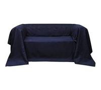 VidaXL Micro-suède Bleu Marine