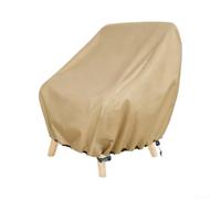 Housse de chaise de patio imperméable pour meubles d'extérieur avec grille d'aération structurée et cordon de serrage élastique sécurisé