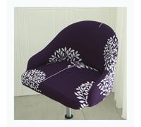 Housse de chaise de salle à manger pivotante à barre incurvée avec dossier | Housses de chaise de Bar extensibles,protection de chaise pivotante for comptoir de cuisine, salle à manger(20,4pcs)