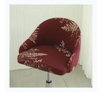 Housse de chaise de salle à manger pivotante à barre incurvée avec dossier | Housses de chaise de Bar extensibles,protection de chaise pivotante for comptoir de cuisine, salle à manger(7,1pcs)