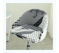 Housse de chaise de salle à manger pivotante à barre incurvée avec dossier | Housses de chaise de Bar extensibles,protection de chaise pivotante for comptoir de cuisine, salle à manger(26,4pcs)