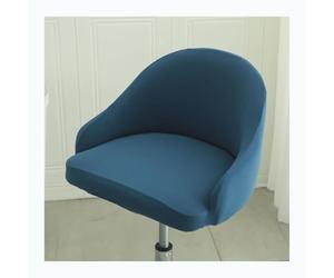 Housse de chaise de salle à manger pivotante à barre incurvée avec dossier | Housses de chaise de Bar extensibles,protection de chaise pivotante for comptoir de cuisine, salle à manger(13,1pcs)
