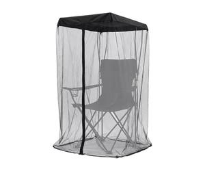 Housse de chaise d'extérieur - Moustiquaire anti-mouches 160 x 82 x 89 cm, protection en maille respirante | Pique-nique, camping, escalade, randonnée, jardin, patio, balcon, cour, porche, balançoire
