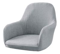 Housse de chaise extensible pour salle à manger, bureau (gris)