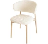 Housse De Chaise Extensible Salle À Manger Jacquard Lavable Universelle | Couvre-Siège Élastique Protection Dossier Assise Cuisine Hôtel Café Bureau Restaurant Salon Tissu(A3,M Set of 2)