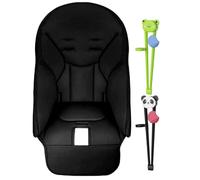 Housse De Chaise Haute Bébé Rehausseur En Cuir PU De Remplacement | Siège assise rembourré pour chaises Coussins Repas Confortables, Accessoires De Rehausseur Pour Bébés Et