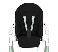Housse de chaise haute pour bébé, coussin de chaise de salle à manger pour, facile à installer, longue durée, 83 x 40 cm, beige/orange/rose/bleu/vert/noir pour