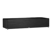 vidaXL Housse de chaise longue 319342 12 œillets 205x75x40 cm polyéthylène Noir