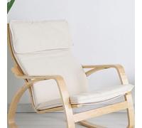 Housse de chaise Poang rembourrée amovible en coton épais - Coussin de fauteuil confortable pour chaise Ikea Poäng élégant et facile à nettoyer, parfait pour la décoration de la maison