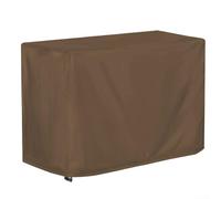 Housse de chariot de salle à manger d'extérieur avec fermeture éclair séparée pour modèles Royal Gourmet, 101,6 x 61 x 81,3 cm, tissu Oxford 210D pour toutes les saisons (café)