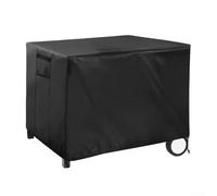 Housse de chariot de salle à manger d'extérieur Royal Gourmet à deux niveaux en tissu Oxford 210D imperméable pour table de travail à roulettes Noir Taille (104,1 x 61 x 81,3 cm)