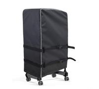Housse de chariot TV résistante aux intempéries en tissu Oxford haute densité, protection contre la poussière et les UV avec design coupe-vent pour support mobile dans le jardin, la cour ou la salle