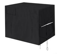 Housse de chauffage de piscine 210D Oxford imperméable à l'eau et à la poussière pour tapis chauffant solaire pompe - Cordon de serrage réglable pour 99 x 86 x 78 cm, noir
