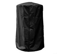 Housse de chauffage d'extérieur robuste en tissu Oxford 210D imperméable, résistante aux UV, à la pluie, à la poussière pour chauffage dôme de terrasse, gris, noir, café beige (noir)