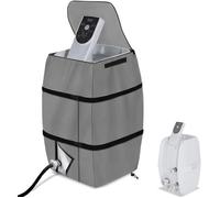 Housse de Chauffage pour Spa, 42 x 38 x 54 cm, étanche, abri pour Spa, auvent Pliable et réglable avec Cordon de Serrage et Boucle,