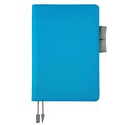 Housse de classeur A5 "Winter City" en polyester, avec des porte-stylos et un marque-page