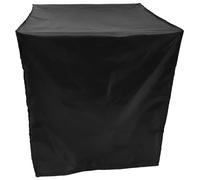 Housse de Climatiseur Extérieur en Polyester Noir pour Unité Extérieure | Protection Intégrale Réutilisable, Poussière et Intempéries, pour Condenseur de Pompe à Chaleur