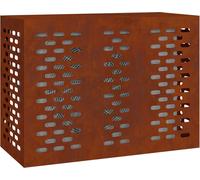Housse de climatiseur Rouillé 110 x 50 x 80 cm Acier patiné