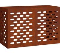 Housse de climatiseur Rouillé 90 x 40 x 60 cm Acier patiné