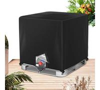 Housse De Conteneur De Rangement - Couverture Résistante À L'usure Pour Conteneurs,Ton Étanche De Protection 1000 Litres | Terrasse Pelouse Jardin Pluie Fosse Contre Les Vents Forts Extérieurs