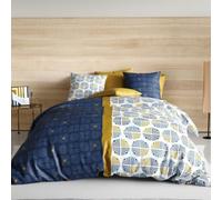 Housse de Couette 100% Coton 240x260 cm + 2 taies 63x63 cm Sirius