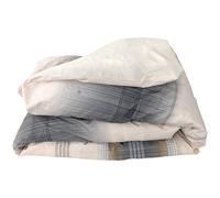 Housse de couette 140x200 cm percale 100% coton ESTEBAN Beige