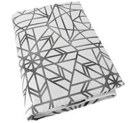 Housse de couette 140x200 cm percale coton GABRIELLE gris jais