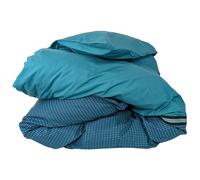 Housse de couette 140x200 cm percale de coton GUSTAV vert Emeraude
