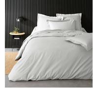 douceur d'intérieur, Housse de Couette (240 x 220 cm) Percaline White, Percale de Coton
