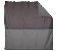 Housse de couette 200x200 cm satin de coton ENZO noir