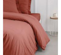 TODAY Essential Housse de couette en coton terracotta - 220 x 240 cm