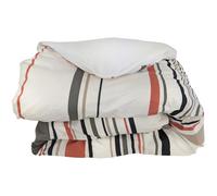 Housse de couette 300x240 cm 100% coton HUGO beige/corail