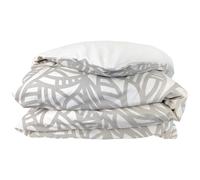 Housse de couette 300x240 cm 100% coton lavé SERENA Beige écru