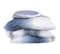 Housse de couette 300x240 cm percale coton ESTEBAN Bleu
