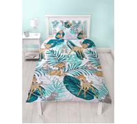 Housse de Couette Bambi Palm Leaf - Disney - Simple - Réversible - 135x200 cm